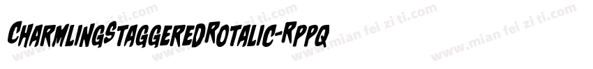 CharmlingStaggeredRotalic-RppqA字体转换