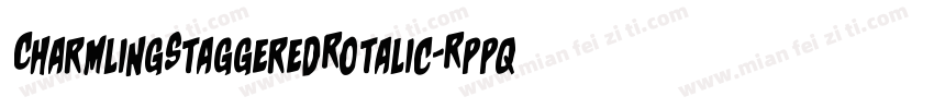 CharmlingStaggeredRotalic-RppqA字体转换