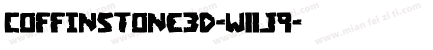 CoffinStone3D-w11J9字体转换