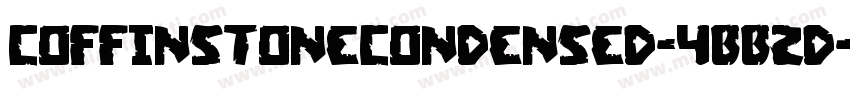 CoffinStoneCondensed-4BBZD字体转换