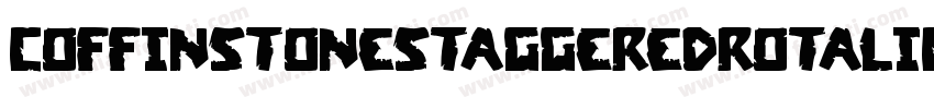 CoffinStoneStaggeredRotalic-K77Oe字体转换