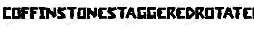 CoffinStoneStaggeredRotated-2OO4X字体转换