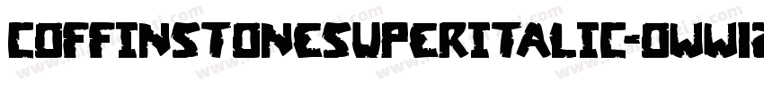 CoffinStoneSuperItalic-oww1z字体转换