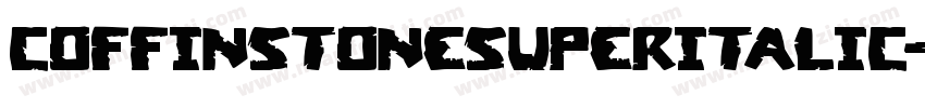 CoffinStoneSuperItalic-oww1z字体转换
