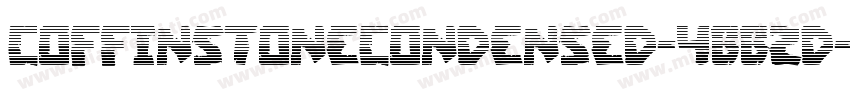 CoffinStoneCondensed-4BBZD字体转换