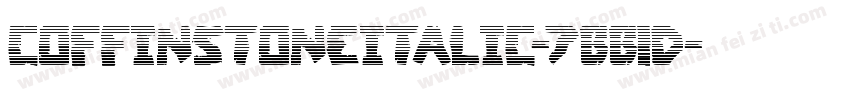 CoffinStoneItalic-7BB1D字体转换
