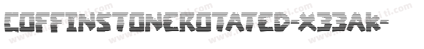 CoffinStoneRotated-X33AK字体转换