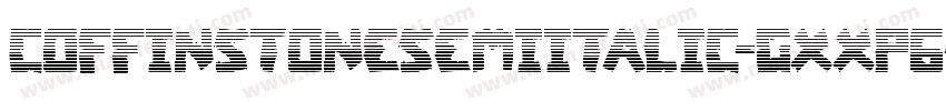 CoffinStoneSemiItalic-gxxp6字体转换