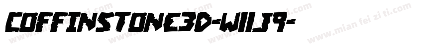 CoffinStone3D-w11J9字体转换