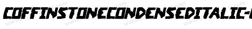 CoffinStoneCondensedItalic-0WWaX字体转换