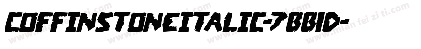 CoffinStoneItalic-7BB1D字体转换