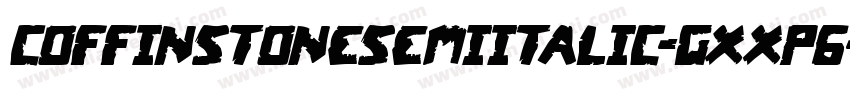CoffinStoneSemiItalic-gxxp6字体转换