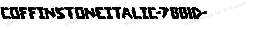CoffinStoneItalic-7BB1D字体转换