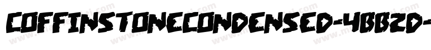 CoffinStoneCondensed-4BBZD字体转换