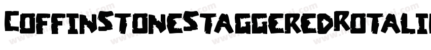 CoffinStoneStaggeredRotalic-K77Oe字体转换