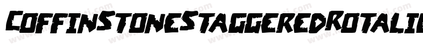 CoffinStoneStaggeredRotalic-K77Oe字体转换