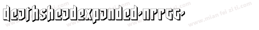 DeathsheadExpanded-nRRgg字体转换