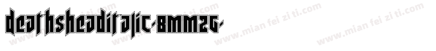 DeathsheadItalic-8MMZg字体转换