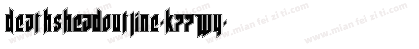 DeathsheadOutline-K77Wy字体转换