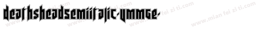 DeathsheadSemiItalic-vmmgE字体转换