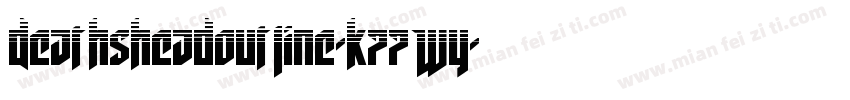 DeathsheadOutline-K77Wy字体转换