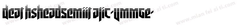 DeathsheadSemiItalic-vmmgE字体转换