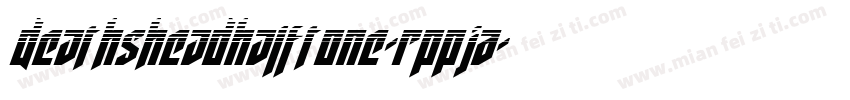DeathsheadHalftone-RppJA字体转换