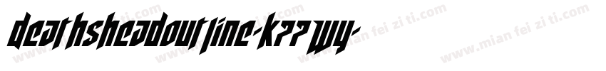 DeathsheadOutline-K77Wy字体转换
