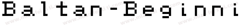 Baltan-Beginnings字体转换