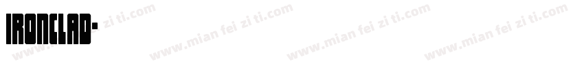 ironclad字体转换