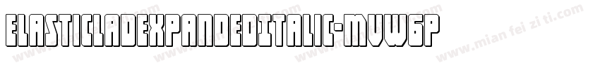 ElasticLadExpandedItalic-MVW6p字体转换