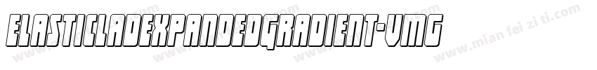 ElasticLadExpandedGradient-vmg89字体转换