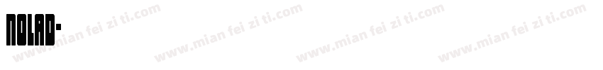 nolad字体转换