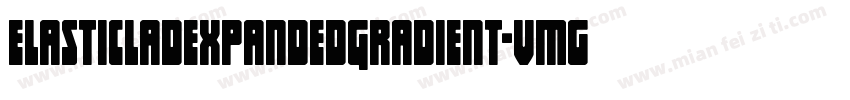 ElasticLadExpandedGradient-vmg89字体转换