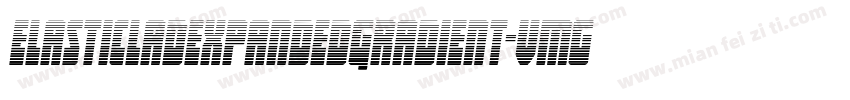 ElasticLadExpandedGradient-vmg89字体转换