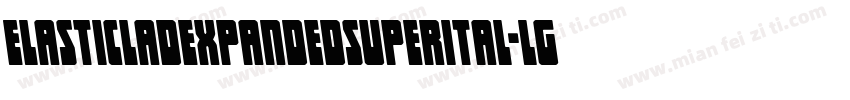 ElasticLadExpandedSuperital-lgK3w字体转换