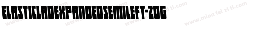 ElasticLadExpandedSemiLeft-2Og2W字体转换