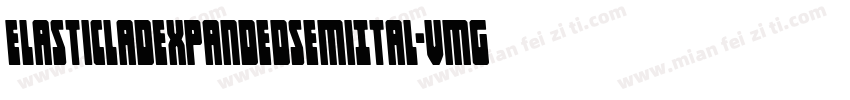 ElasticLadExpandedSemiItal-vmgMZ字体转换