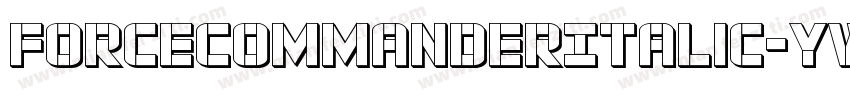 ForceCommanderItalic-ywBW2字体转换