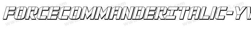 ForceCommanderItalic-ywBW2字体转换