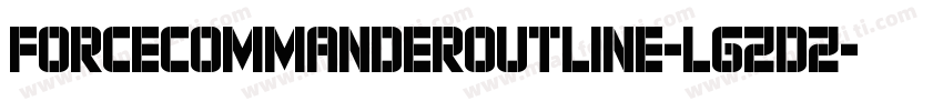 ForceCommanderOutline-lgZDZ字体转换