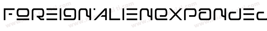 ForeignAlienExpandedItalic-vmAnO字体转换