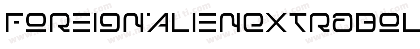 ForeignAlienExtraBold-rgxv9字体转换