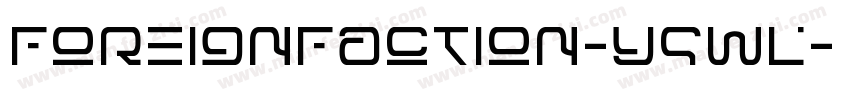ForeignFaction-YqwL字体转换