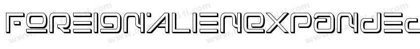 ForeignAlienExpanded-1GDjZ字体转换