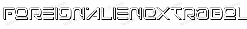 ForeignAlienExtraBold-rgxv9字体转换
