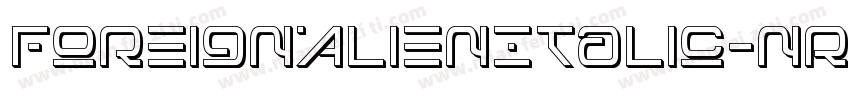ForeignAlienItalic-nRvAY字体转换