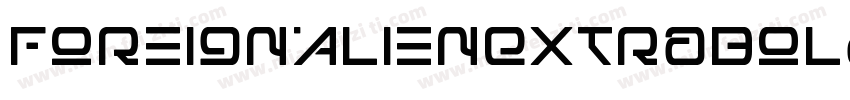 ForeignAlienExtraBold-rgxv9字体转换