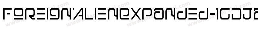 ForeignAlienExpanded-1GDjZ字体转换