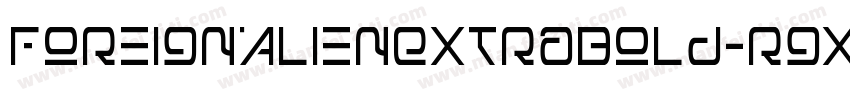 ForeignAlienExtraBold-rgxv9字体转换